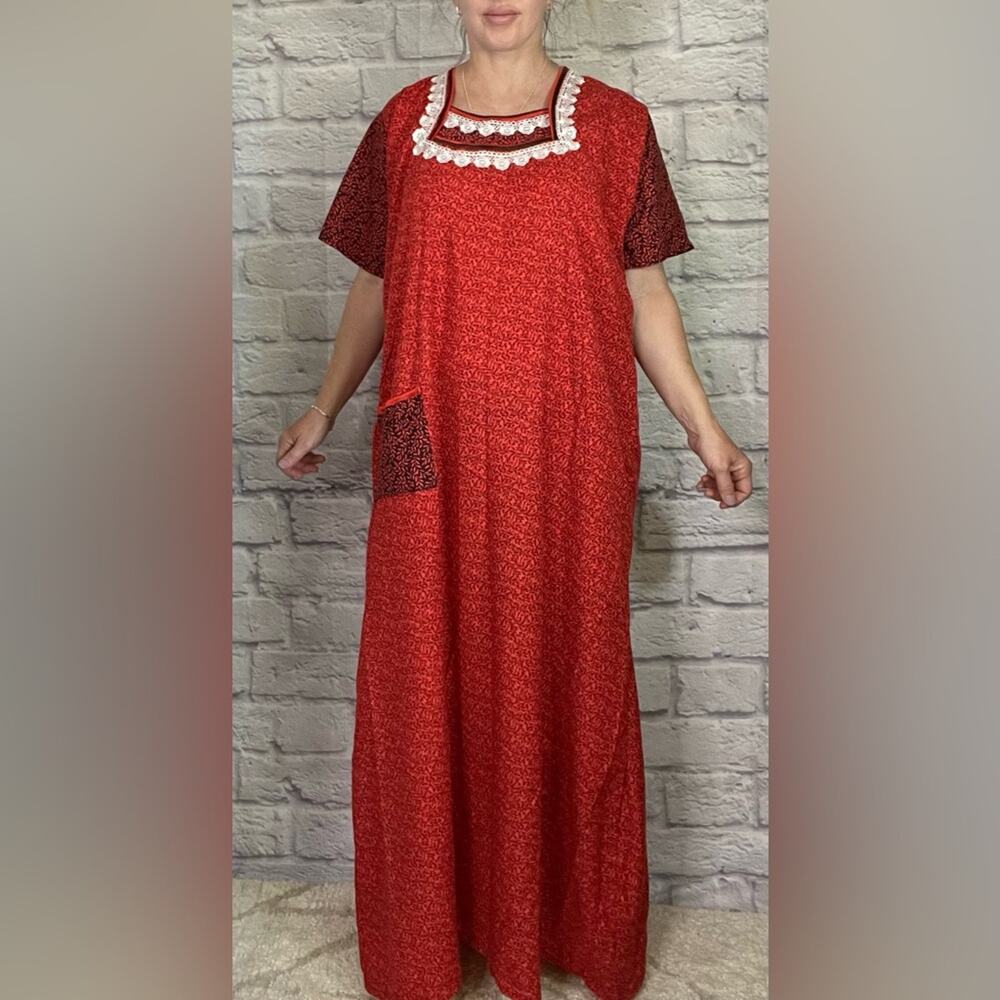 Muskaan Indian-Inspired cottagecore chemise/mumu/dress